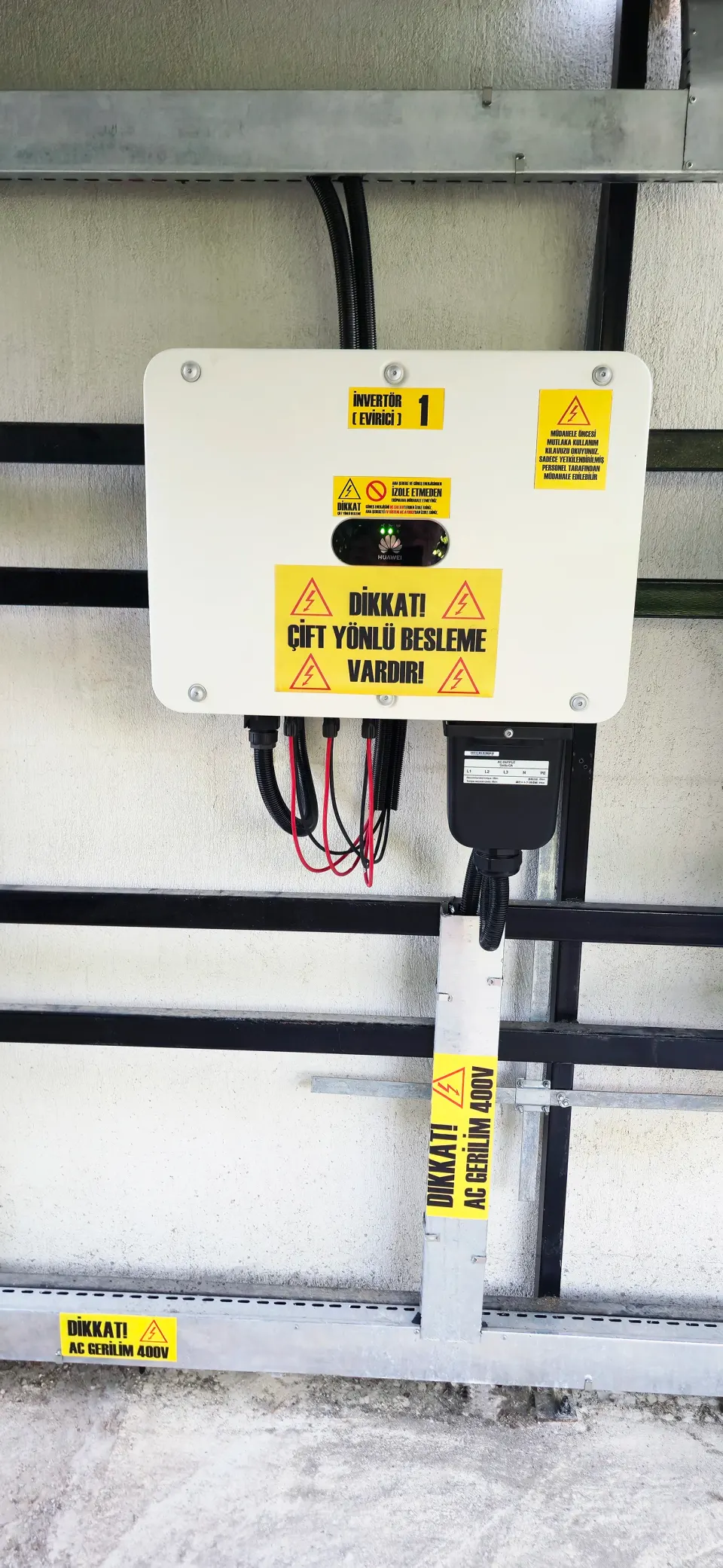 Deneks Lojistik güneş enerjisi GES projesi - kurulum görseli 5