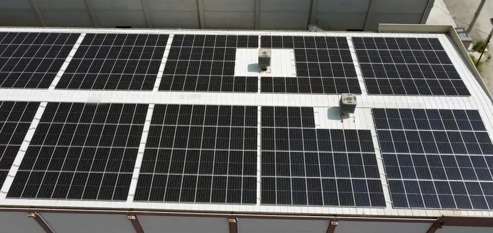 Gökler Tekstil güneş enerjisi GES projesi - kurulum görseli 3