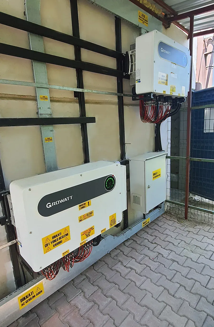 Gökler Tekstil güneş enerjisi GES projesi - kurulum görseli 4