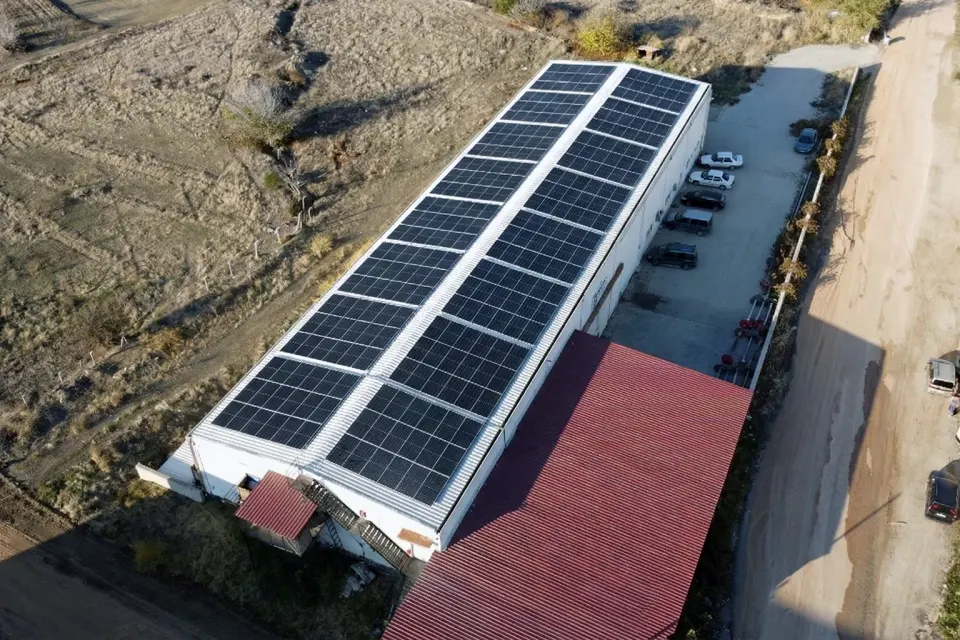 Görkem Gök Tekstil güneş enerjisi GES projesi - kurulum görseli 1