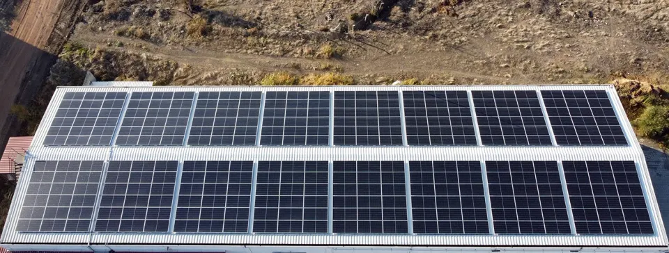 Görkem Gök Tekstil güneş enerjisi GES projesi - kurulum görseli 2